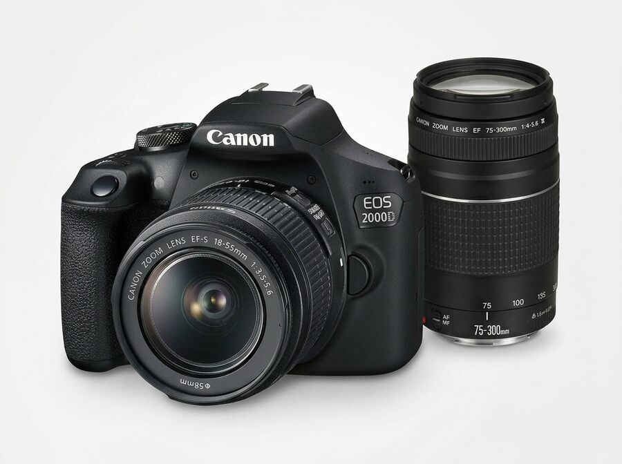 Canon EOS 2000D Kit 18-55mm IS II + 75-300mm III