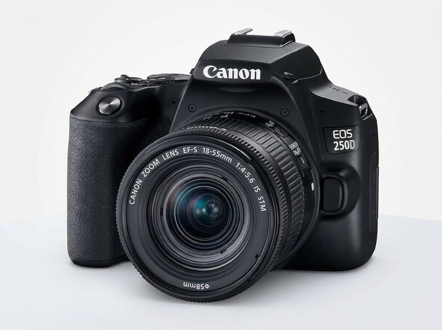 Canon EOS 250D + EF-S 18-55mm f/4-5.6 IS STM (Schwarz)