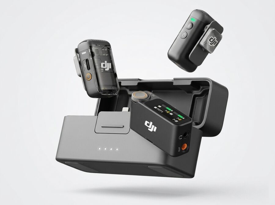 DJI Mic 2 (2 TX + 1 RX + Ladeschale)