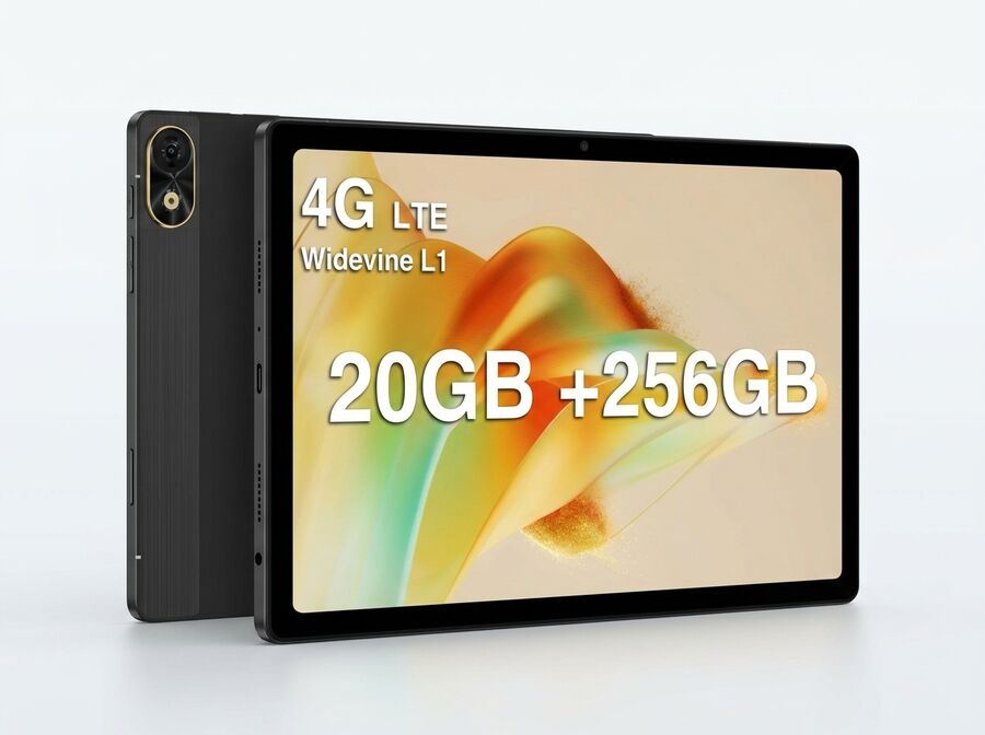 DOOGEE T10 Plus Tablet 10.5" 256GB/20GB (8GB+12GB virtuell)