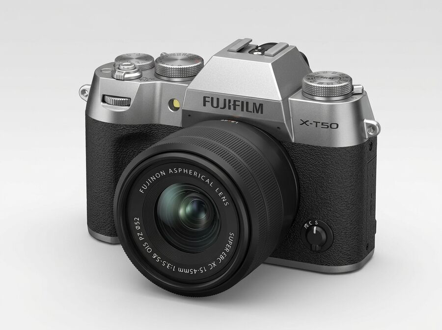 Fujifilm X-T50 Kit mit XC 15-45mm Silber