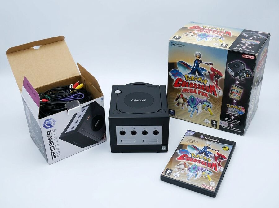 Nintendo GameCube Pokémon Colosseum Mega Pak (schwarz)
