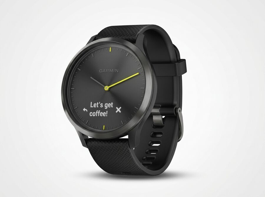 Garmin Vívomove HR Sport Schwarz (Gr. L)