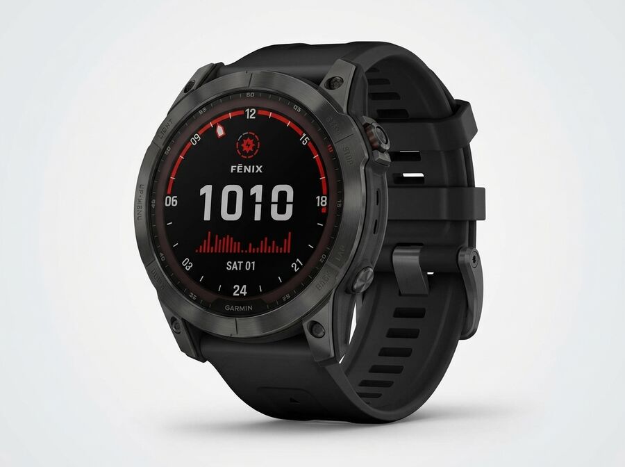 Garmin Fenix 7X Solar (Schwarz/Schiefergrau)