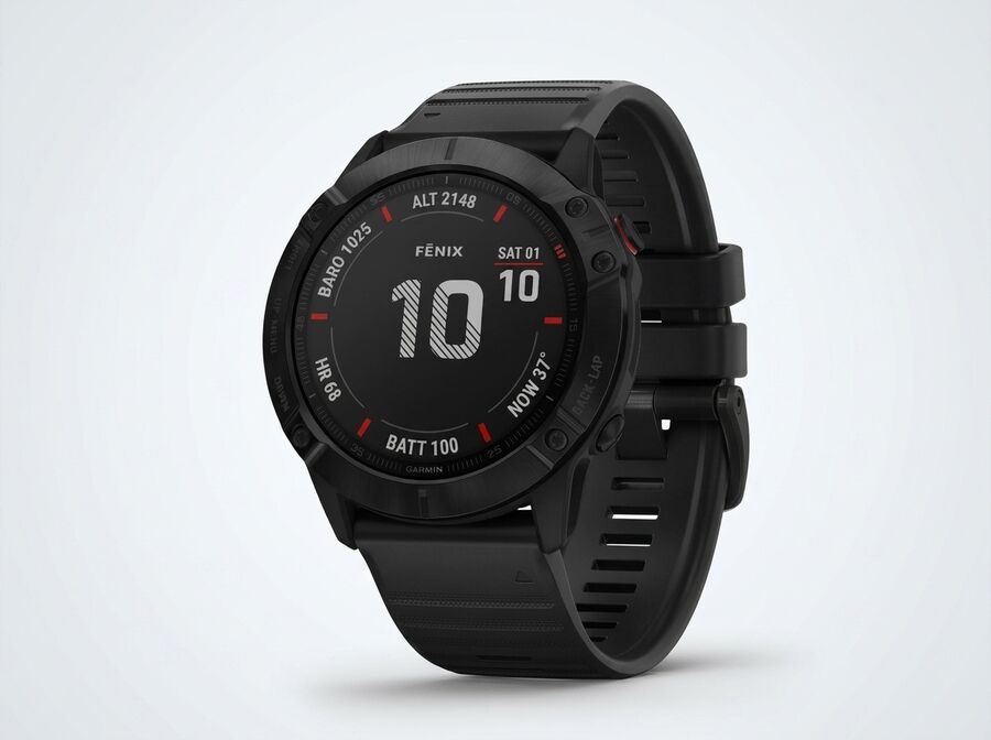 Garmin Fenix 6 GPS-Multisport-Smartwatch Schwarz