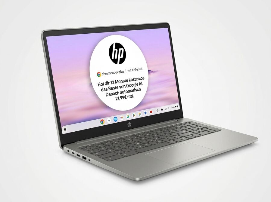 HP Chromebook Plus 15,6" (i3-N305, 8/256 GB)