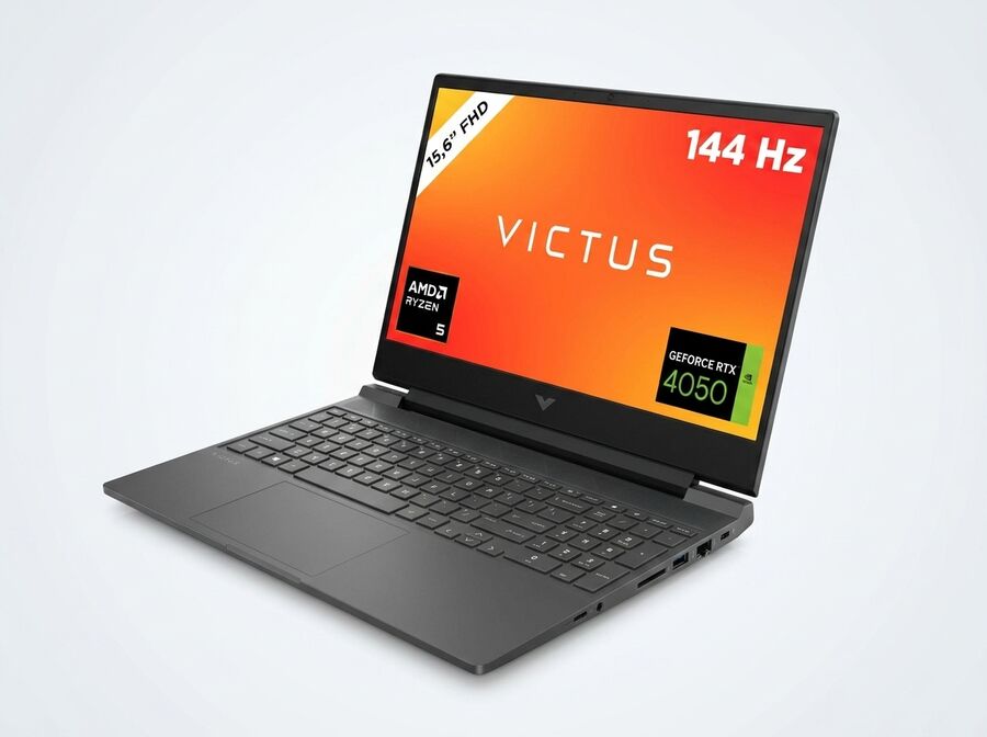HP Victus 15 Gaming-Laptop (Ryzen 5 8640H, 16GB, 512GB)