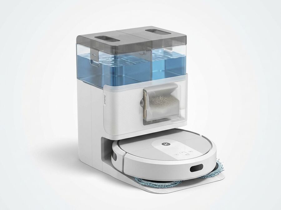 iRobot Roomba Plus 405 Combo Saug- und Wischroboter mit AutoWash Dock