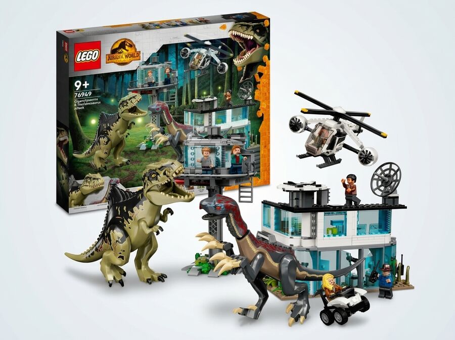 LEGO Jurassic World 76949 Giganotosaurus & Therizinosaurus Angriff