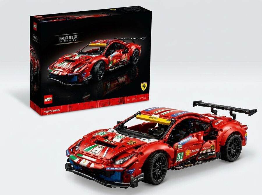 LEGO Technic 42125 Ferrari 488 GTE „AF Corse #51"