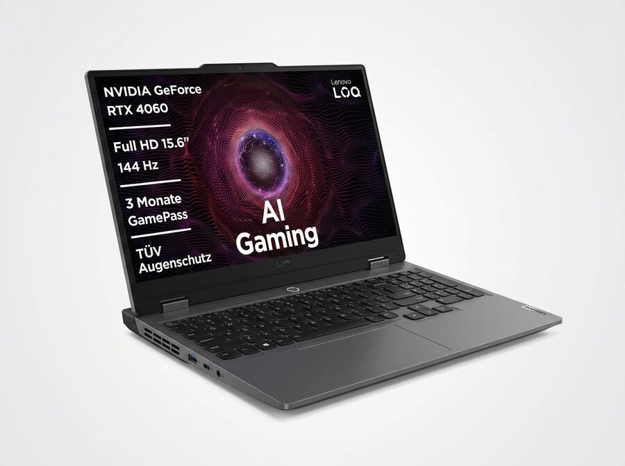 Lenovo LOQ 15 Gaming-Laptop (Ryzen 7 7435HS, 16 GB)