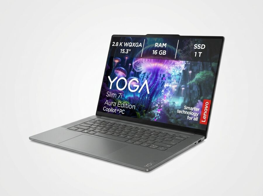 Lenovo Yoga Slim 7i Aura Edition (Copilot+ PC, 15,3" 2.8K)