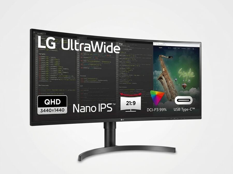 LG UltraWide 35WN75CP-B (35 Zoll, Curved)