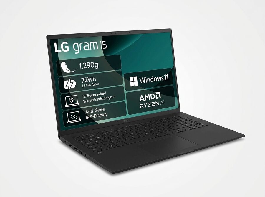 LG gram 15 15Z80T (Ryzen AI 7, 16/512 GB)