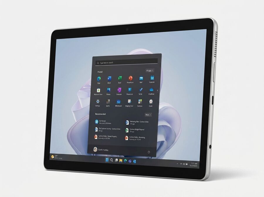 Microsoft Surface Go 4 128GB Platin (Intel N200, 8GB, Win 11 Pro)