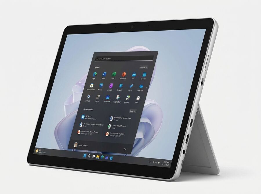 Microsoft Surface Go 4 (Intel N200, 8GB/256GB, Win 11 Pro, Platin)
