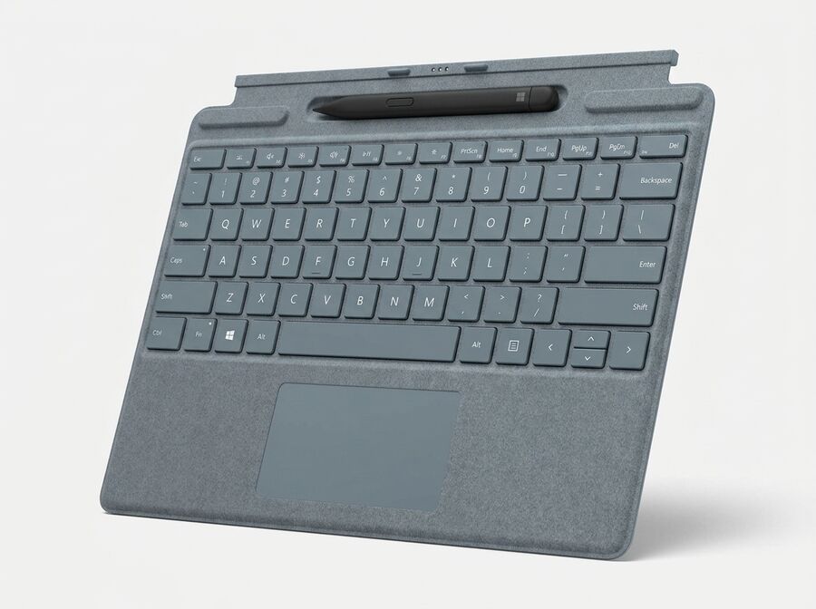Microsoft Surface Pro Signature Keyboard (Eisblau) + Slim Pen 2