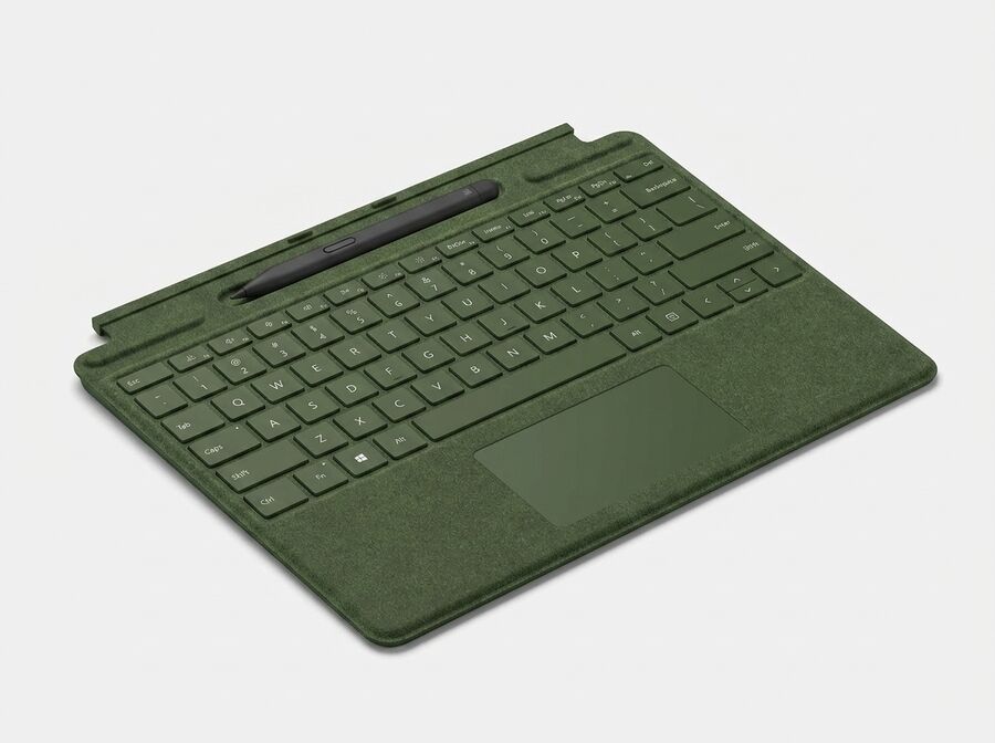 Microsoft Surface Pro Signature Keyboard (Waldgrün) + Slim Pen 2