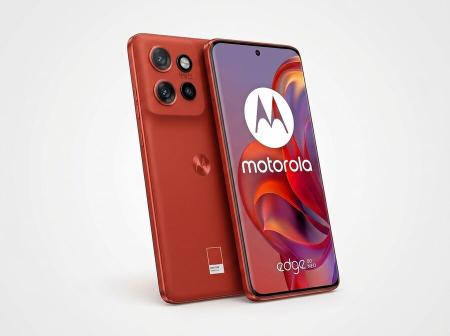 Motorola Edge 50 Neo 5G 512GB/12GB Dual-SIM Poinciana (Rot)