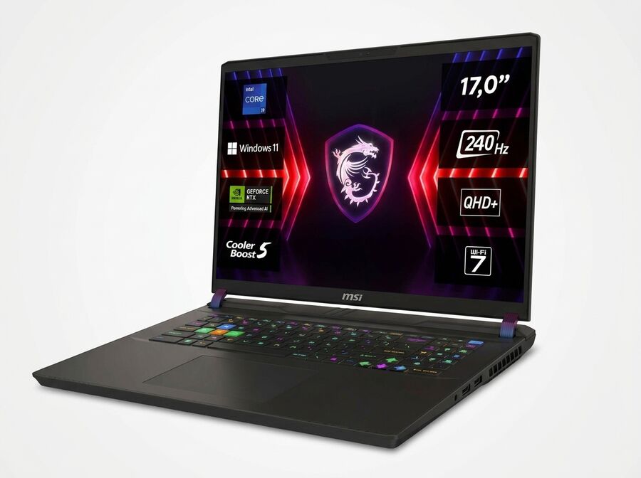MSI Vector 17 HX Gaming-Laptop (i9-14900HX, 32 GB)
