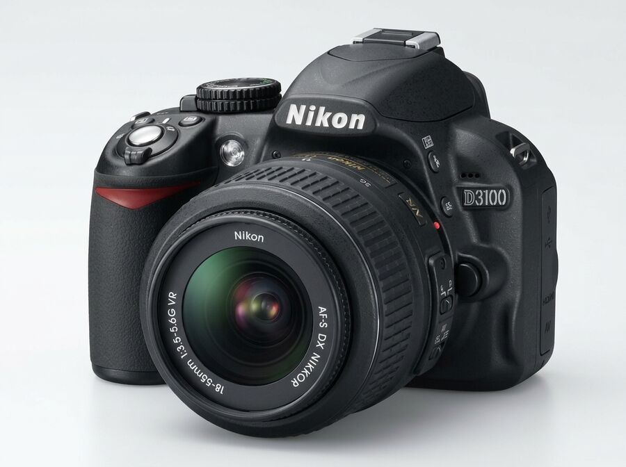 Nikon D3100 Kit mit AF-S DX 18-55mm VR