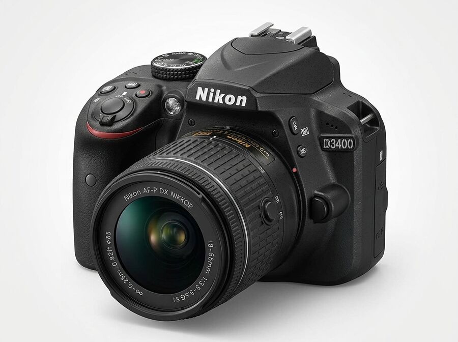 Nikon D3400 Kit mit AF-P DX 18-55mm VR (schwarz)