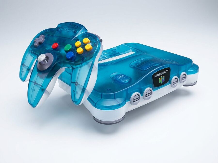 Nintendo 64 Konsole Clear Blue inkl. Super Mario 64