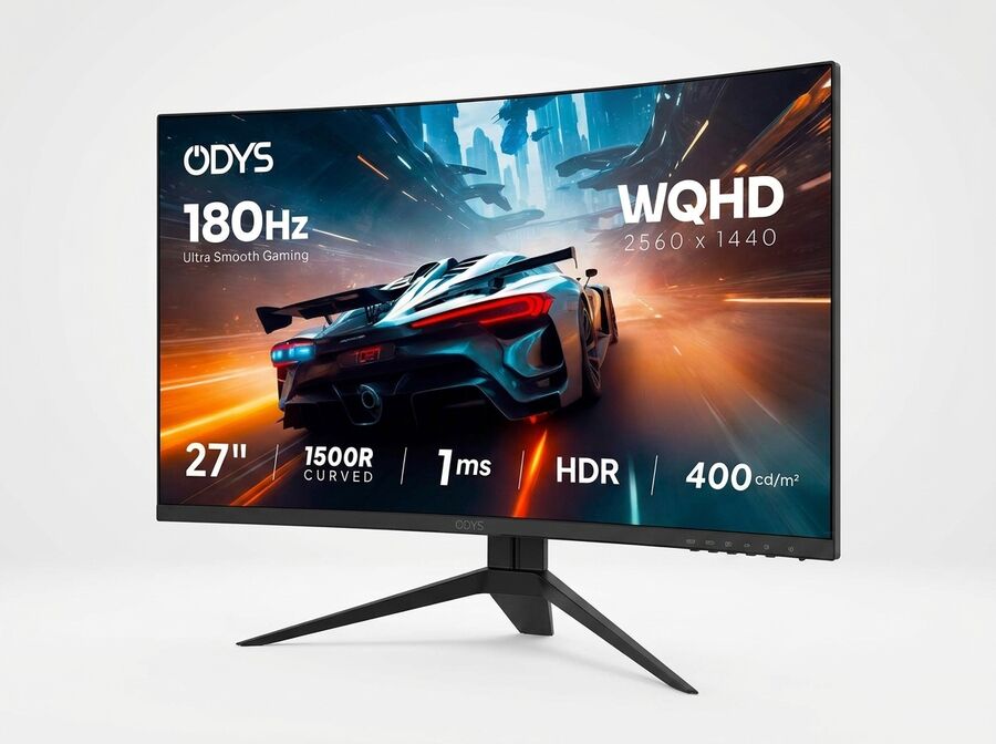 ODYS Q27 PRO-X Curved Gaming-Monitor