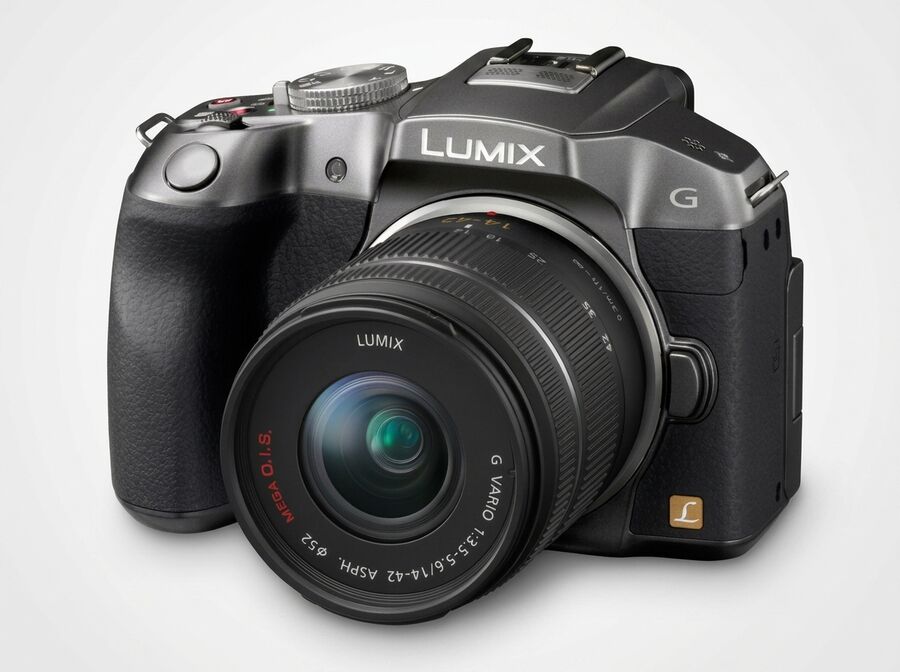 Panasonic Lumix DMC-G6 + 14-42mm Kit, silber