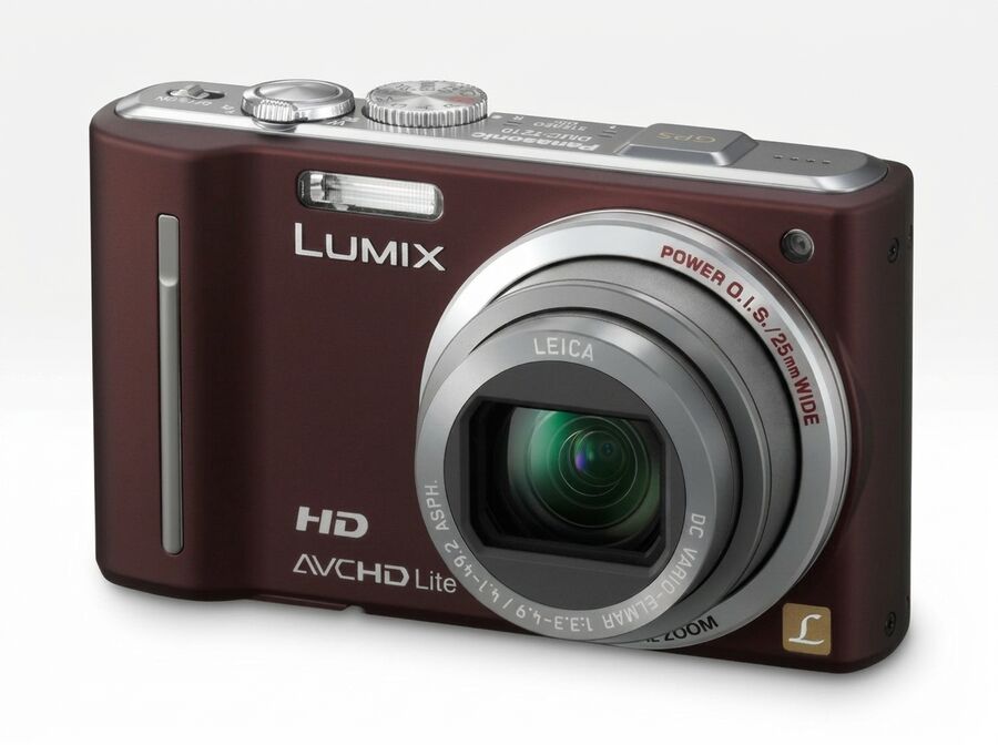 Panasonic Lumix DMC‑TZ10 Brown
