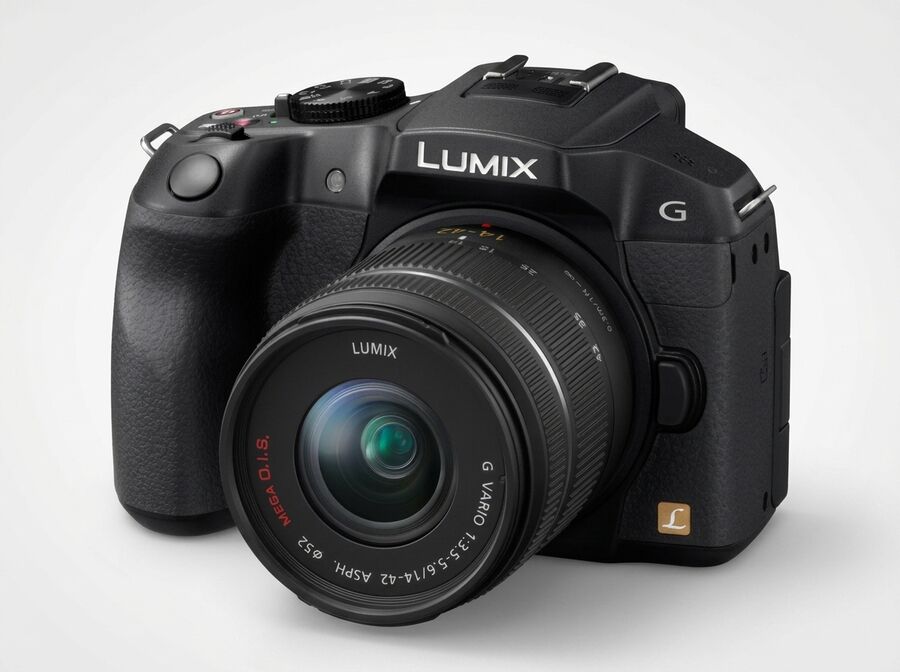 Panasonic Lumix DMC-G6 + 14-42mm Kit, schwarz