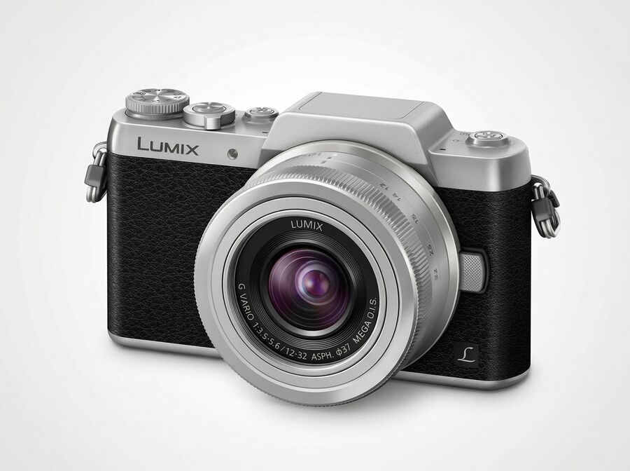 Panasonic Lumix DMC-GF7 Kit mit 12-32mm (Silber)