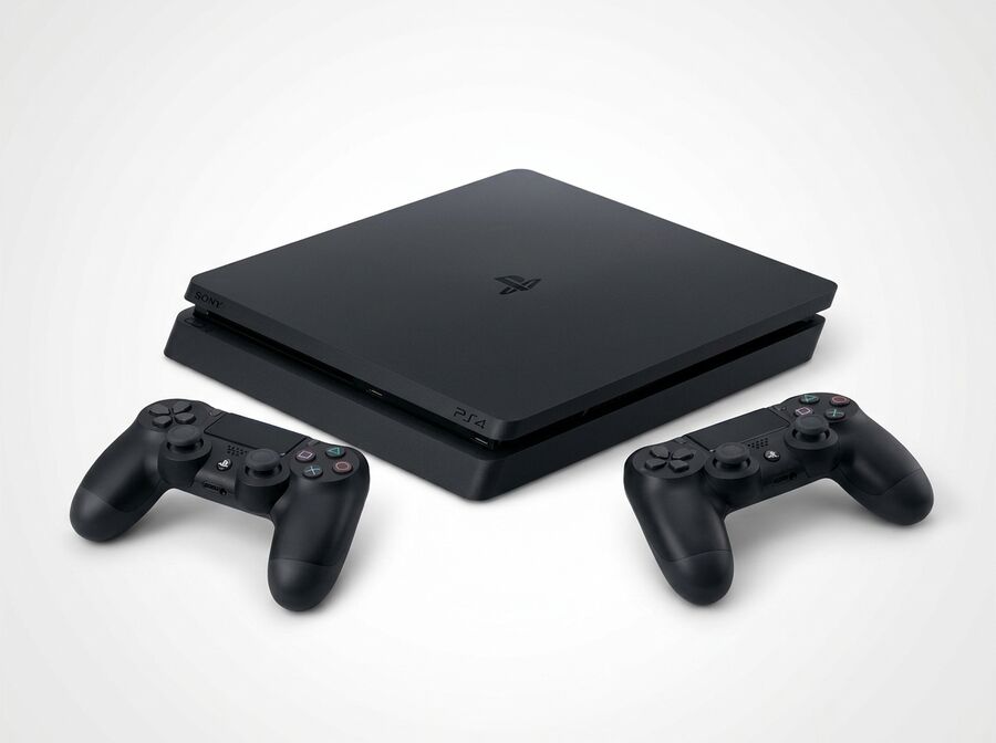 Sony PlayStation 4 Slim 1TB inkl. 2 DualShock 4 Controller