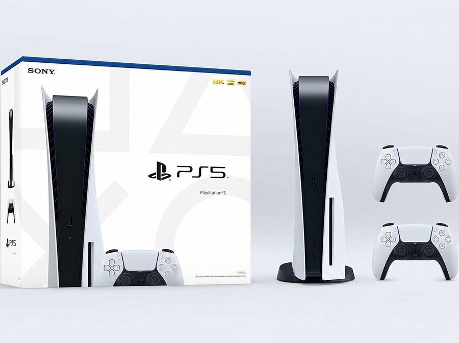 Sony PlayStation 5 (Disc Edition) inkl. 2× DualSense Controller