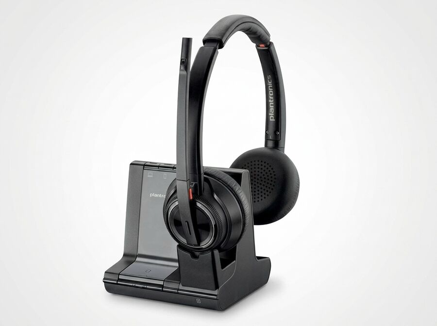 Poly Savi 8220 Office Stereo DECT-Headset (USB-A, Teams)