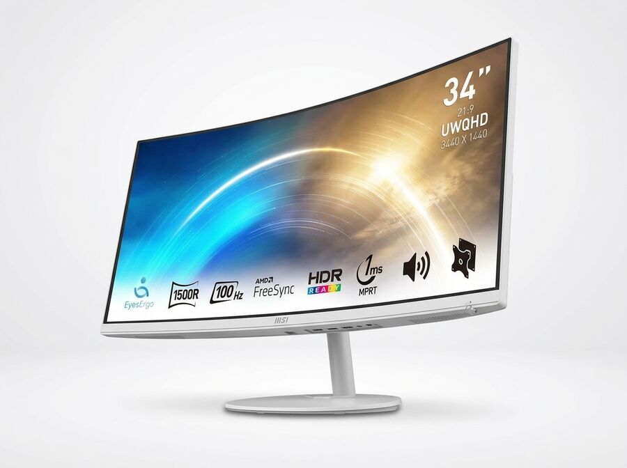 MSI PRO MP341CQW 34" UWQHD Curved Büromonitor