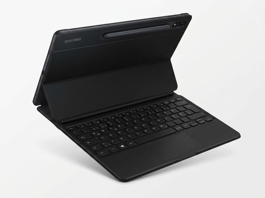 Samsung Book Cover Keyboard für Galaxy Tab S7+ (QWERTZ)