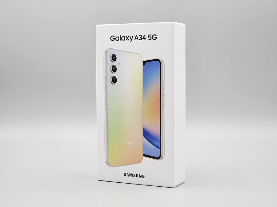 Samsung Galaxy A34 5G 128GB Silber