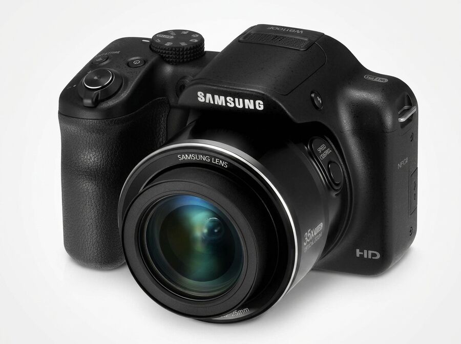 Samsung WB1100F Bridgekamera Schwarz