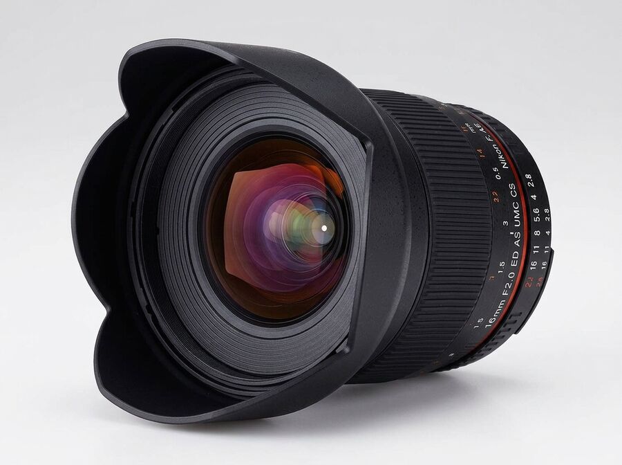 Samyang 16mm F2.0 ED AS UMC CS (Nikon F, AE)