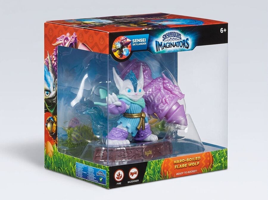 Skylanders Imaginators Sensei Hard-Boiled Flare Wolf Figur