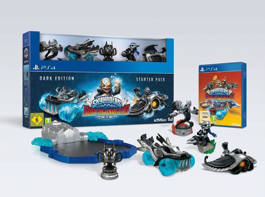 Skylanders SuperChargers Starter Pack – Dark Edition (PS4)