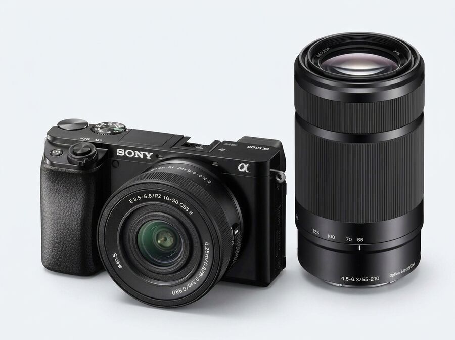 Sony Alpha 6100 Doppelzoom-Kit 16-50mm + 55-210mm