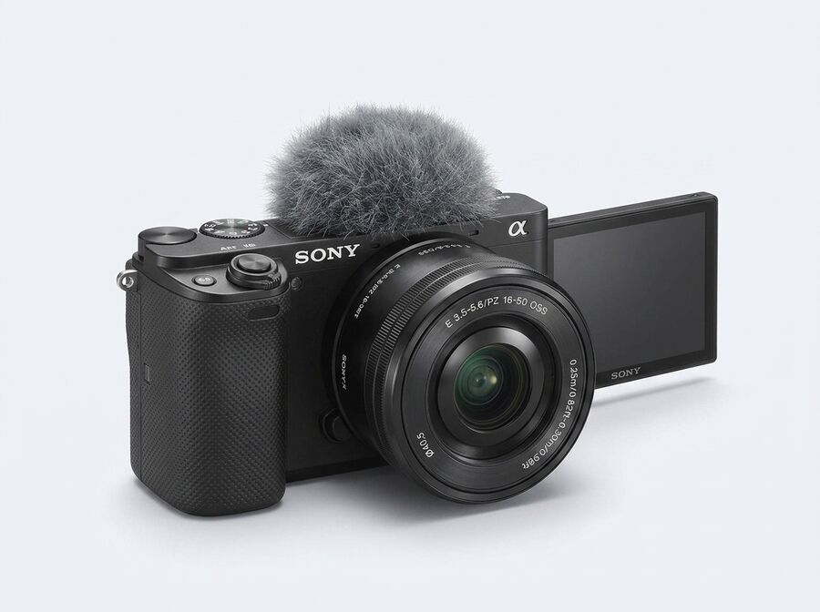 Sony ZV-E10 Systemkamera mit 16–50mm Kit-Objektiv
