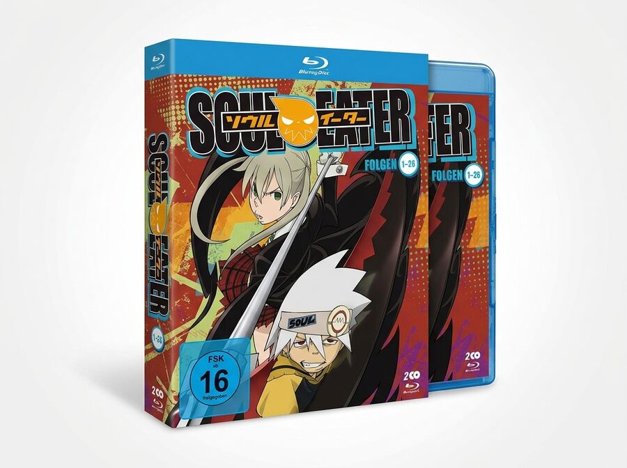 Soul Eater - Folge 1-26 (Blu-ray, mit Sammelschuber & Booklet)