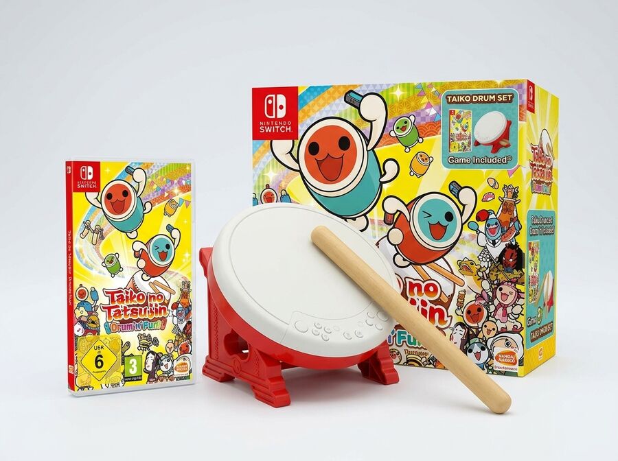 Taiko no Tatsujin: Drum 'n' Fun! Bundle inkl. Trommel (Nintendo Switch)