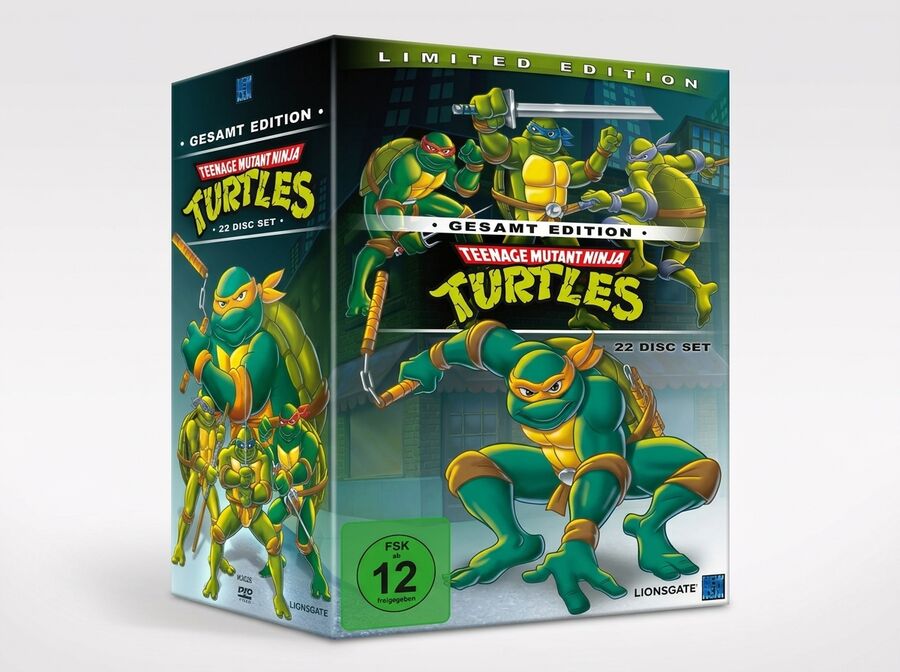 Teenage Mutant Ninja Turtles – Gesamtedition (22 DVDs)