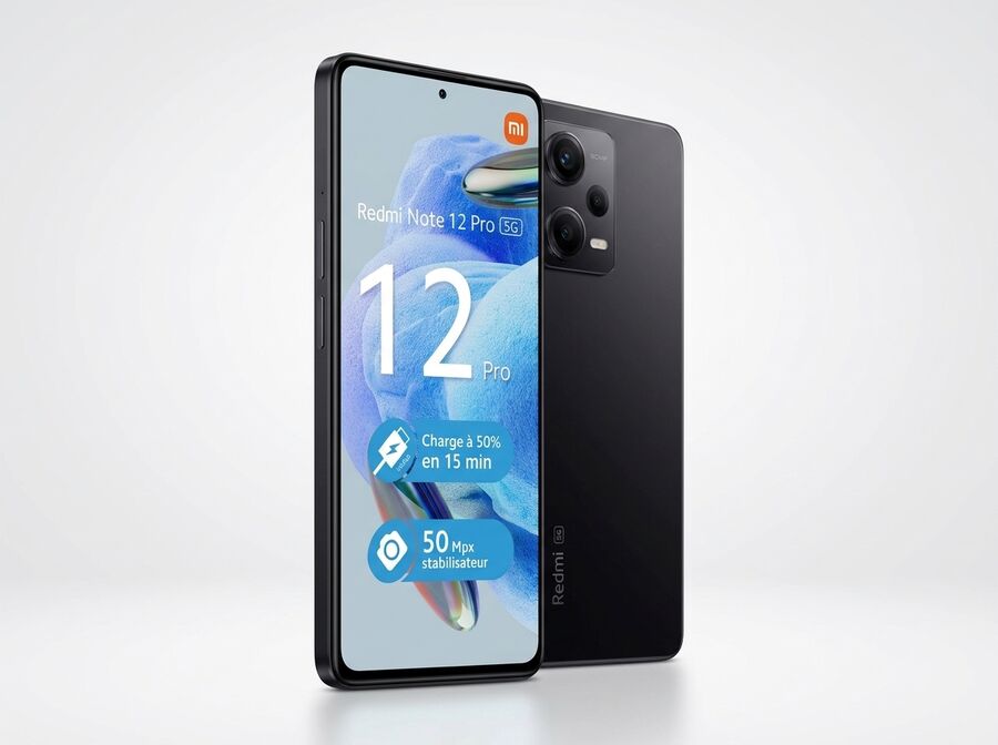 Xiaomi Redmi Note 12 Pro 5G 6GB/128GB Midnight Black