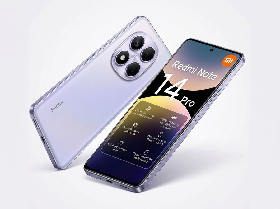 Xiaomi Redmi Note 14 Pro 4G 256GB Aurora Purple
